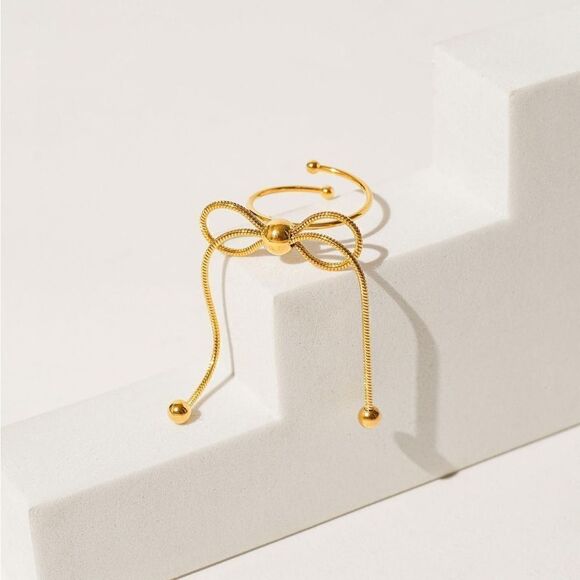 Boho bow ring N411 - Picture 3 of 4